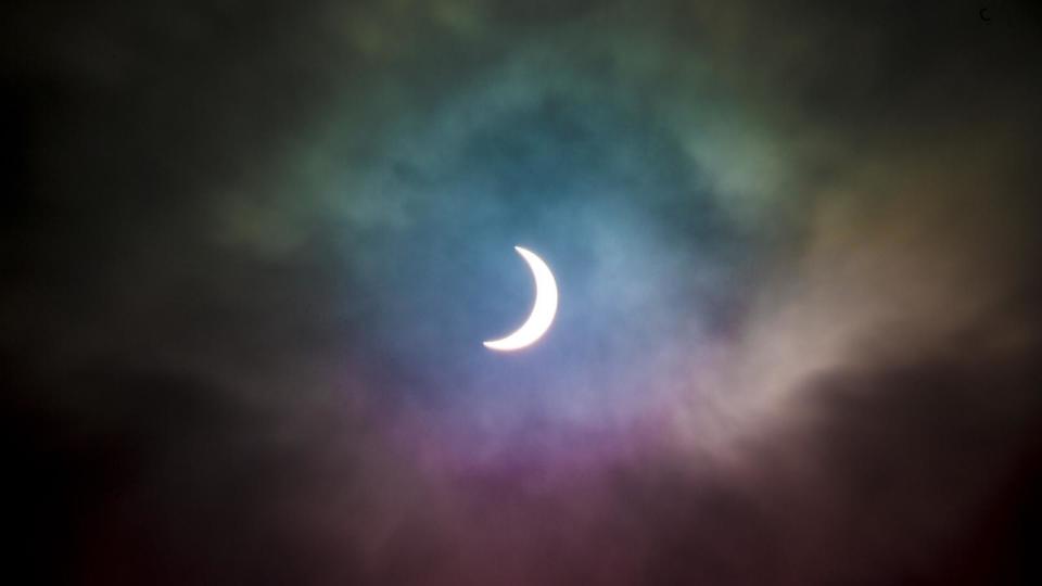 PHOTO: Total solar eclipse is seen in California on August 21, 2017.  (Tayfun Coskun/Getty Images)