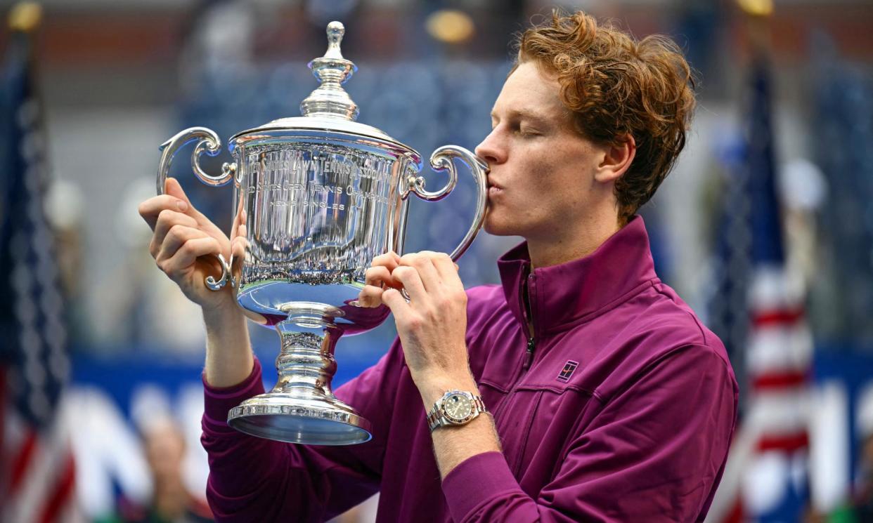 <span>Jannik Sinner’s victory in the US Open made it the first year since 2002 without any of the ‘Big Three’ winning a grand slam title.</span><span>Photograph: Angela Weiss/AFP/Getty Images</span>