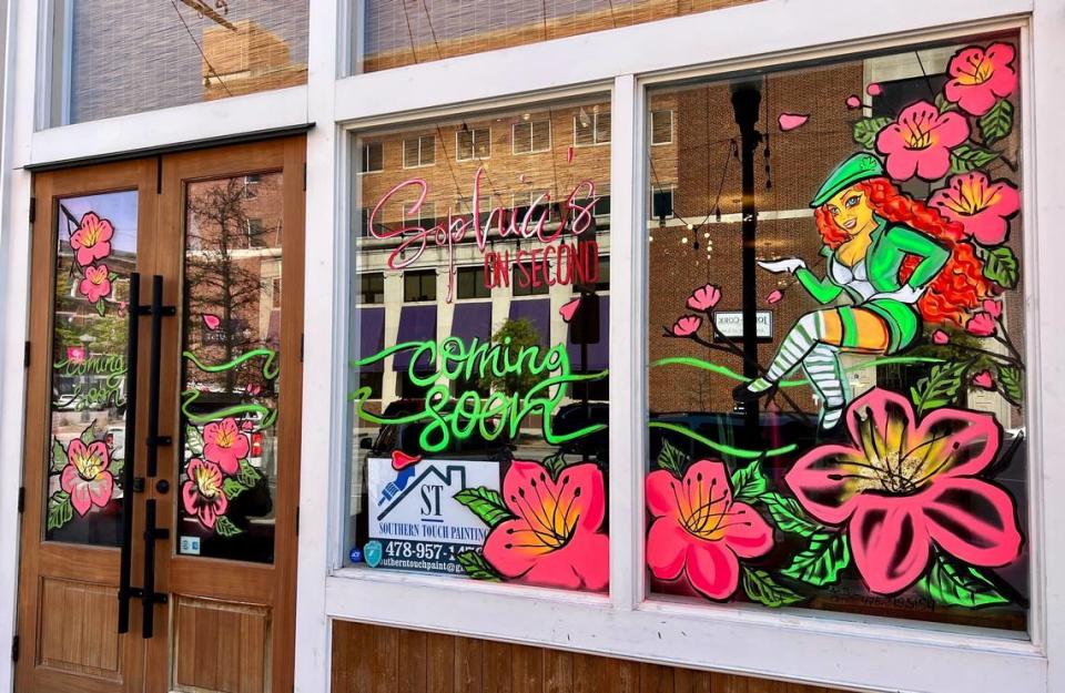 Sophia’s on Second, a new restaurant and cocktail bar at 428 Second St. in downtown Macon, may open in May if all goes according to plan.