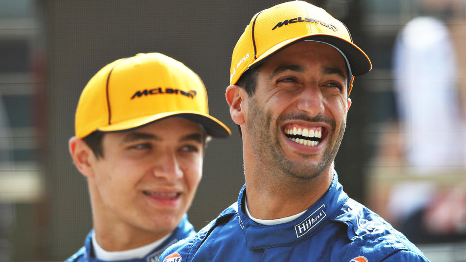 McLaren's Daniel Ricciardo enjoyed a problem-free run at F1's pre-season testing in Bahrain this week. (Photo by Joe Portlock/Getty Images)