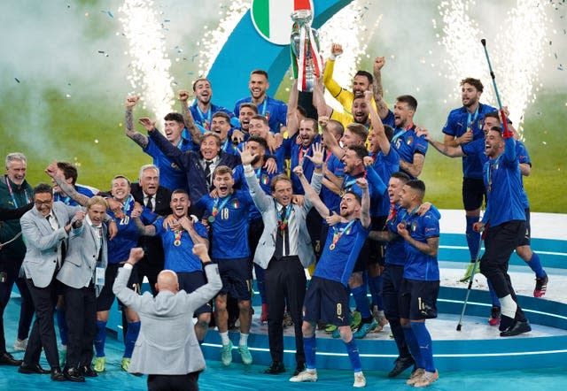 Prime Video Sport on X: Italy are through to the final According  to Rio Ferdinand, the #EURO2020 trophy will still go to England 