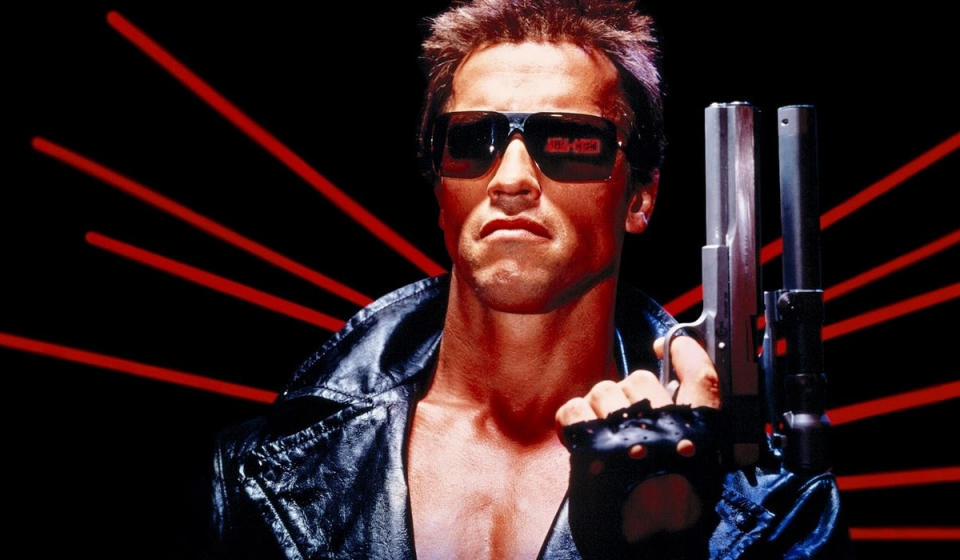 <p>He’ll be back…eventually. But in 1984, Will Byers and his pals would have just seen ‘The Terminator’ start appearing in cinemas across the country. The hot new sci-fi flick starred a young Arnold Schwarzenegger, and spawned the even-more-awesome ‘Terminator 2: Judgement Day’. But in ‘Stranger Things’ it’s simply spotted on a theatre marquee in the background.<br /> (Credit: Orion Pictures) </p>