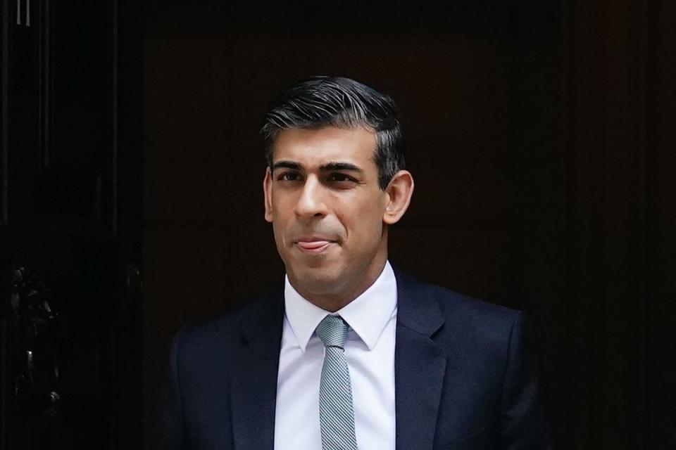 Chancellor of the Exchequer Rishi Sunak leaves 11 Downing Street as he heads to the House of Commons, London, to deliver his Spring Statement (Aaron Chown/PA) (PA Wire)