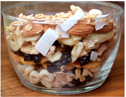 Hearty Trail Mix With Yogurt and Fruit