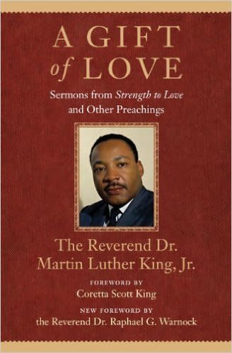"This volume of sermons. ... is important because here we encounter King the preacher," <a href="http://www.huffingtonpost.com/2013/01/21/a-gift-of-love-martin-luther-king-sermons-from-strength-to-love-excerpt_n_2499321.html" target="_blank">writes</a>&nbsp;the Rev. Dr. Raphael Warnock, senior pastor of Ebenezer Baptist Church, in the foreword to this volume. In one of the sermons, "The Three Dimensions of a Complete Life," Warnock says that King issued "the clarion call of a spiritual genius and sober-minded sentinel who insists that we pray with our lips and our feet, and work with our heads, hearts, and hands for the beloved community, faithfully pushing against the tide of what he often called 'the triplet evils of racism, materialism and militarism.'" "In a divided world," writes Warnock, "and amid religious and political pronouncements in our public discourse that erroneously divide the self, we still need that message."