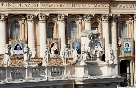 Mass for the canonisation of five persons at the Vatican