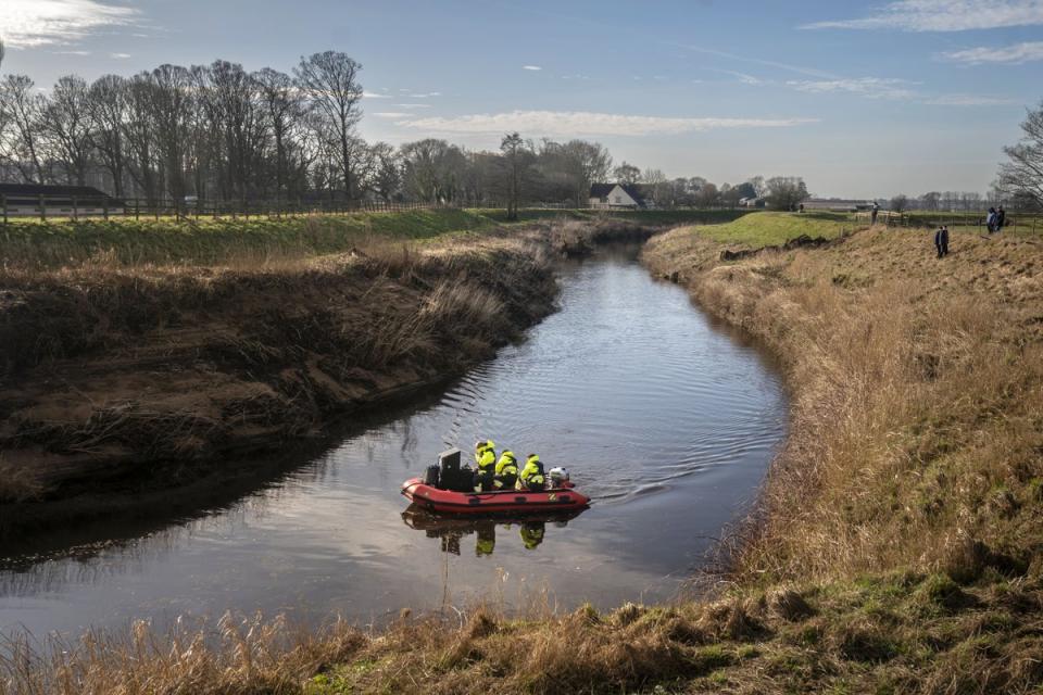 El río donde desapareció la Sra. Bulley (PA Wire)