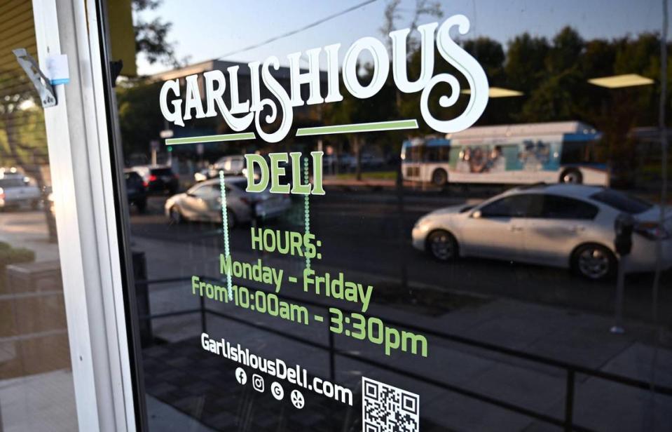 Karla and Jesse Lugo’s new Garlishious Deli, located on Fresno Street just north of Fresno City Hall. Photographed Thursday, Oct. 19, 2023 in Fresno.