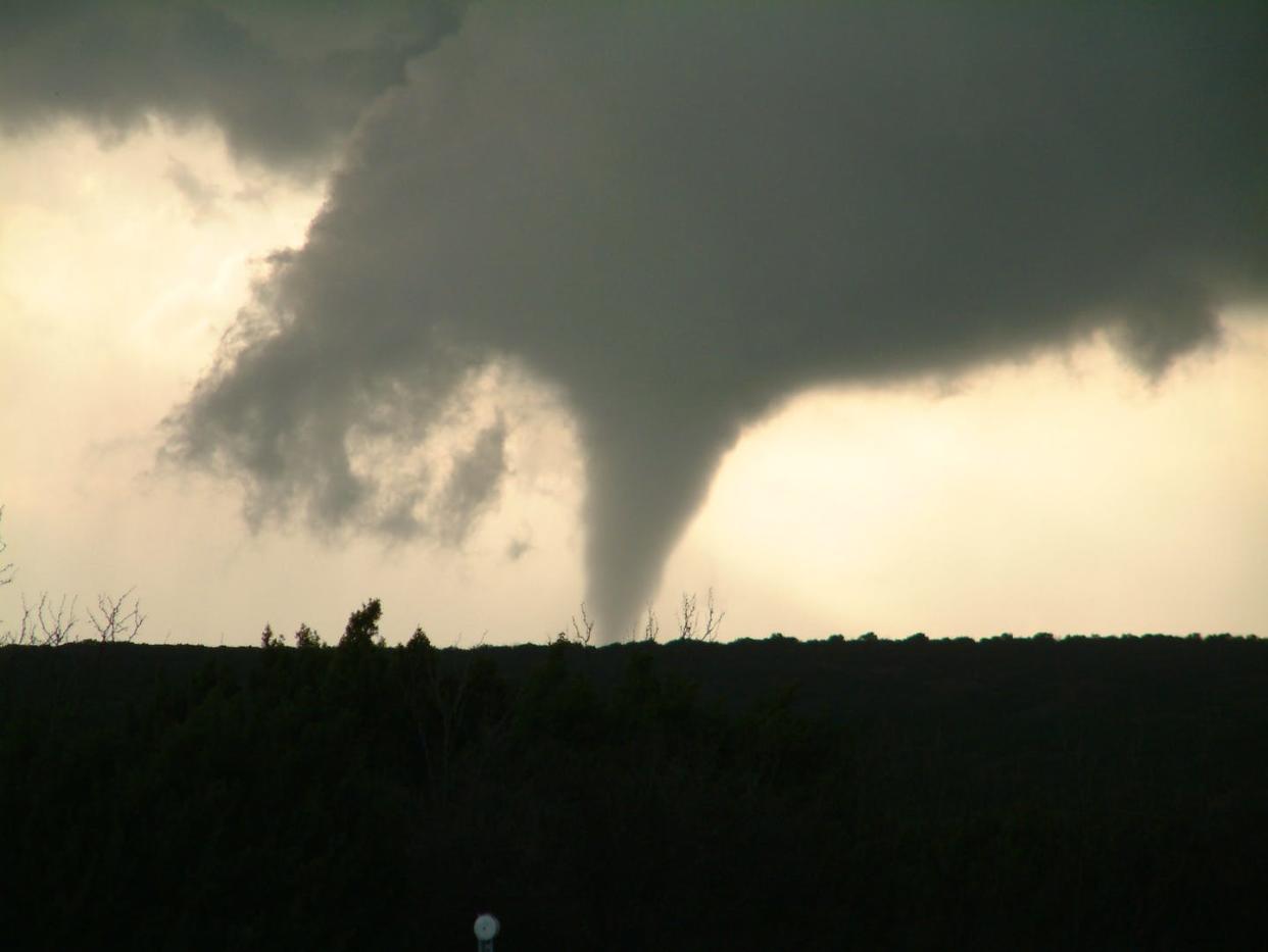 <span class="caption">A tornado in Turkey, Texas.</span> <span class="attribution"><span class="source">Jana Houser</span>, <a class="link " href="http://creativecommons.org/licenses/by-nd/4.0/" rel="nofollow noopener" target="_blank" data-ylk="slk:CC BY-ND;elm:context_link;itc:0;sec:content-canvas">CC BY-ND</a></span>