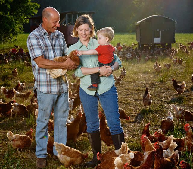 Jennifer Hashley and her husband Pete have created a business that allows small farmers to slaughter poultry on their own property, eliminating the need to visit separate processing facilities. (Photo: Courtesy of Pete and Jen's Backyard Birds)