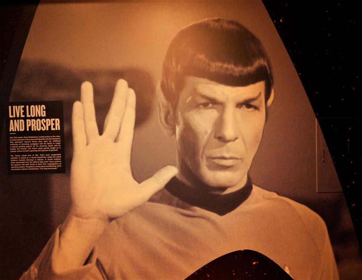"Live long and prosper" was the motto of Spock, first portrayed by actor Leonard Nimoy in the original "Star Trek" TV series.