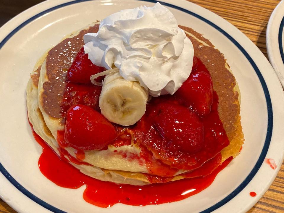 Strawberry Banana-  IHOP pancake ranking