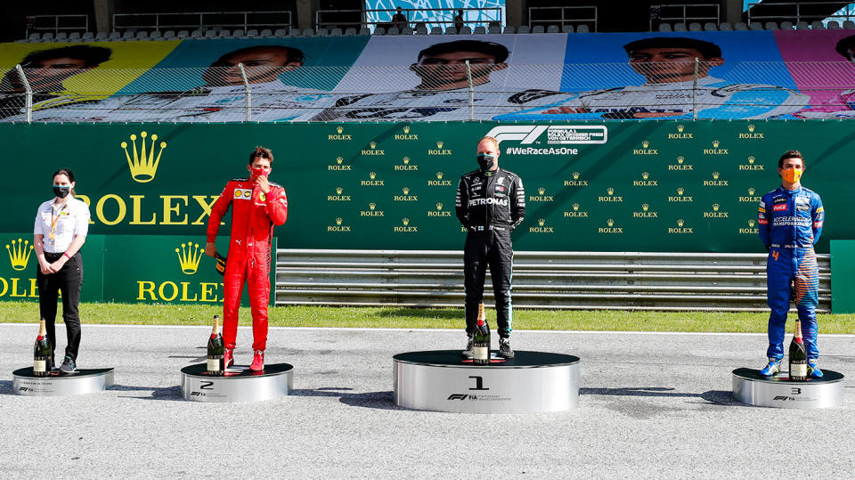 Bottas勝出波折不斷的2020開幕站奧地利GP