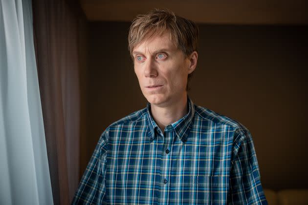 Stephen Merchant plays Port in Four Lives (Photo: BBC/ITV Studios/Ben Blackall)