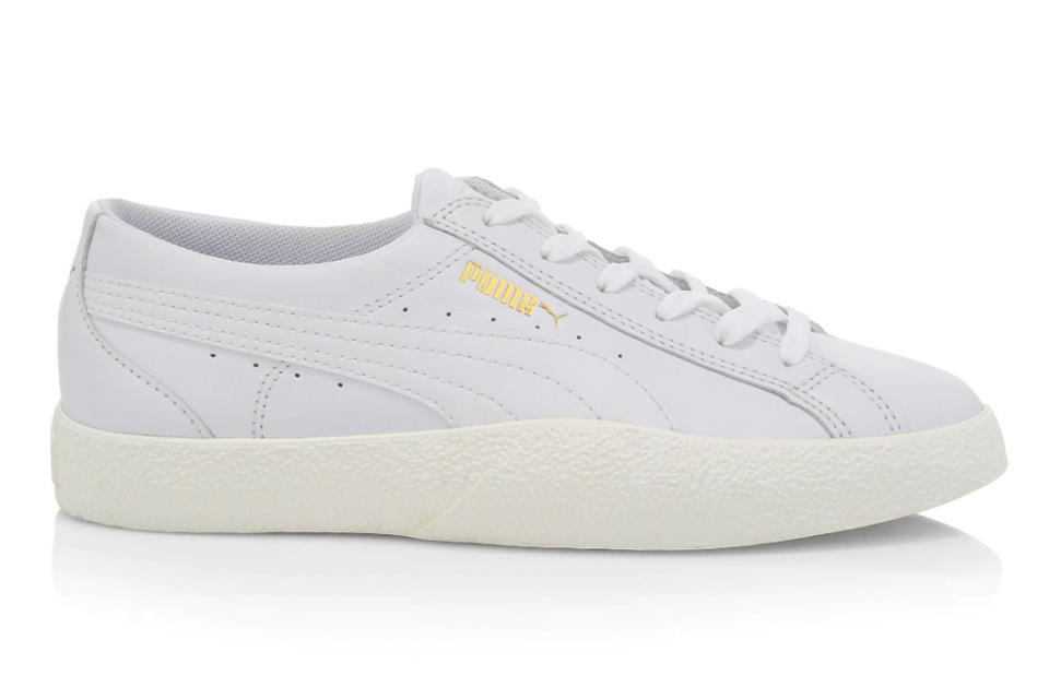 puma all white sneaker