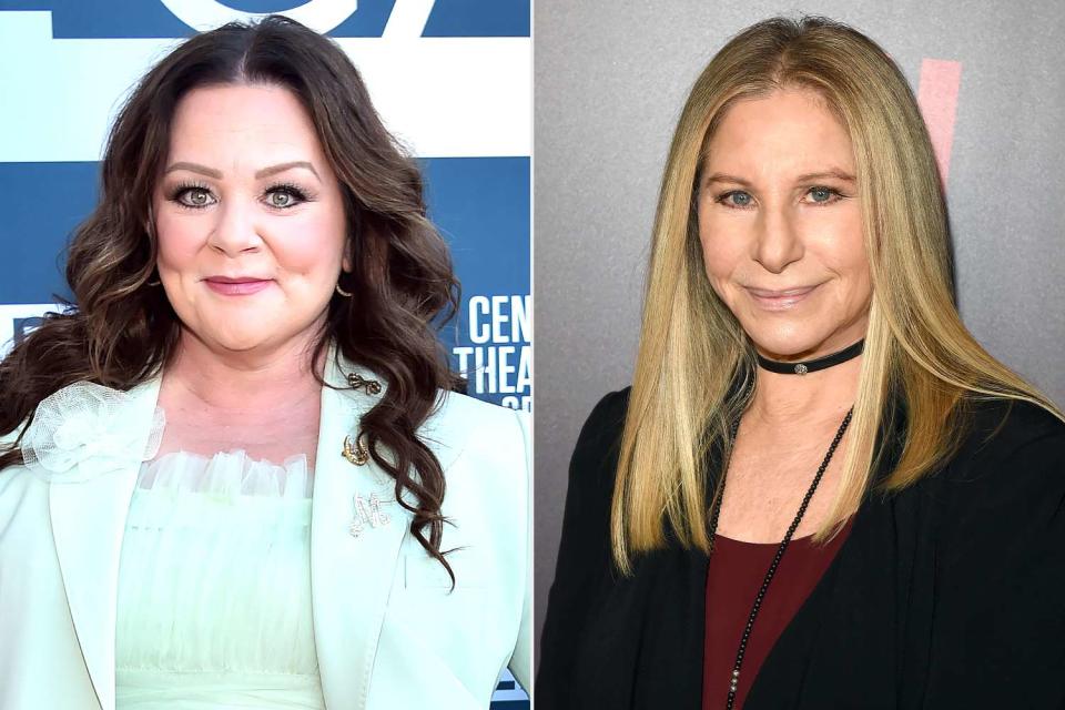 <p>Alberto E. Rodriguez/Getty; Jason Merritt/Getty</p> Melissa McCarthy; Barbra Streisand