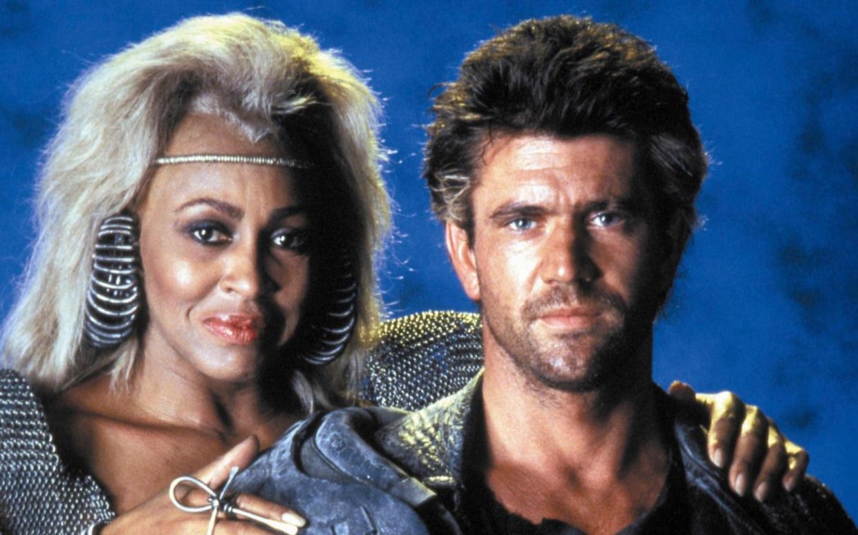 Tina Turner and Mel Gibson in Beyond Thunderdome - Getty