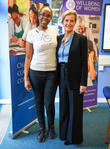 <p>Arthur Edwards/WPA Pool/Getty</p> Sophie, Duchess of Edinburgh visits Harris Girls' Academy on January 24, 2024