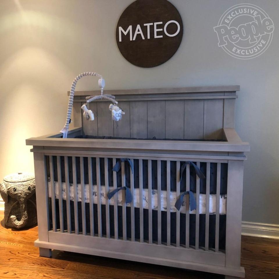 Ryan Guzman's son Mateo's nursery