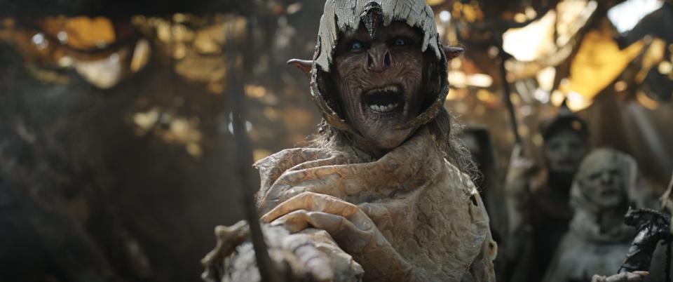 An orc, as depicted in "The Lord of the Rings: The Rings of Power."