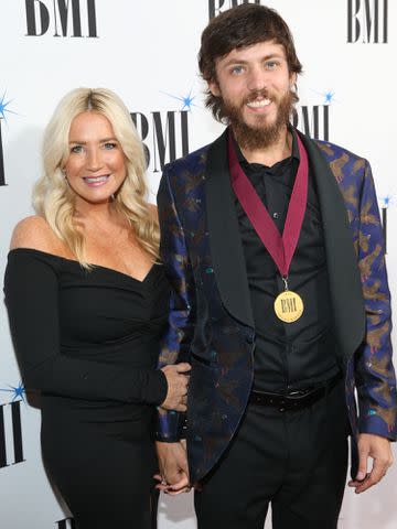 <p>Terry Wyatt/WireImage</p> Kelly Lynn and Chris Janson attend the 67th Annual BMI Awards on November 12, 2019 in Nashville, Tennessee.