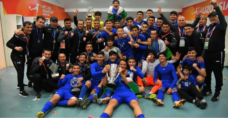 Uzbekistán se consagró campeón de la Copa Asiática Sub 20 a principios de año, repitiendo la hazaña con la Sub 23 en 2018