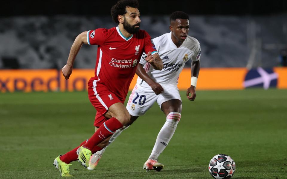 If Mohamed Salah can trouble the Real Madrid defence and take whatever chances come his way then Liverpool can make the last four - Juanjo Martin/EPA-EFE/Shutterstock