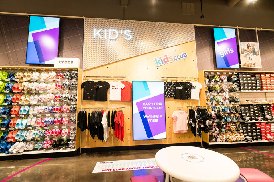 The Kids Club at Rack Room Shoes new concept shop at Mount Pleasant Towne Centre. - Credit: Andy Hagedon