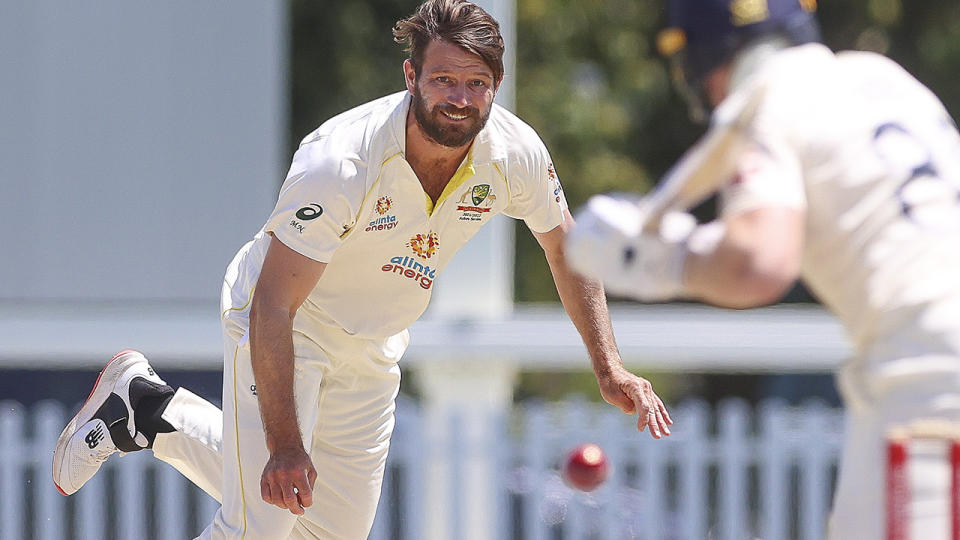 Michael Neser, pictured here in action for Australia A against England Lions.