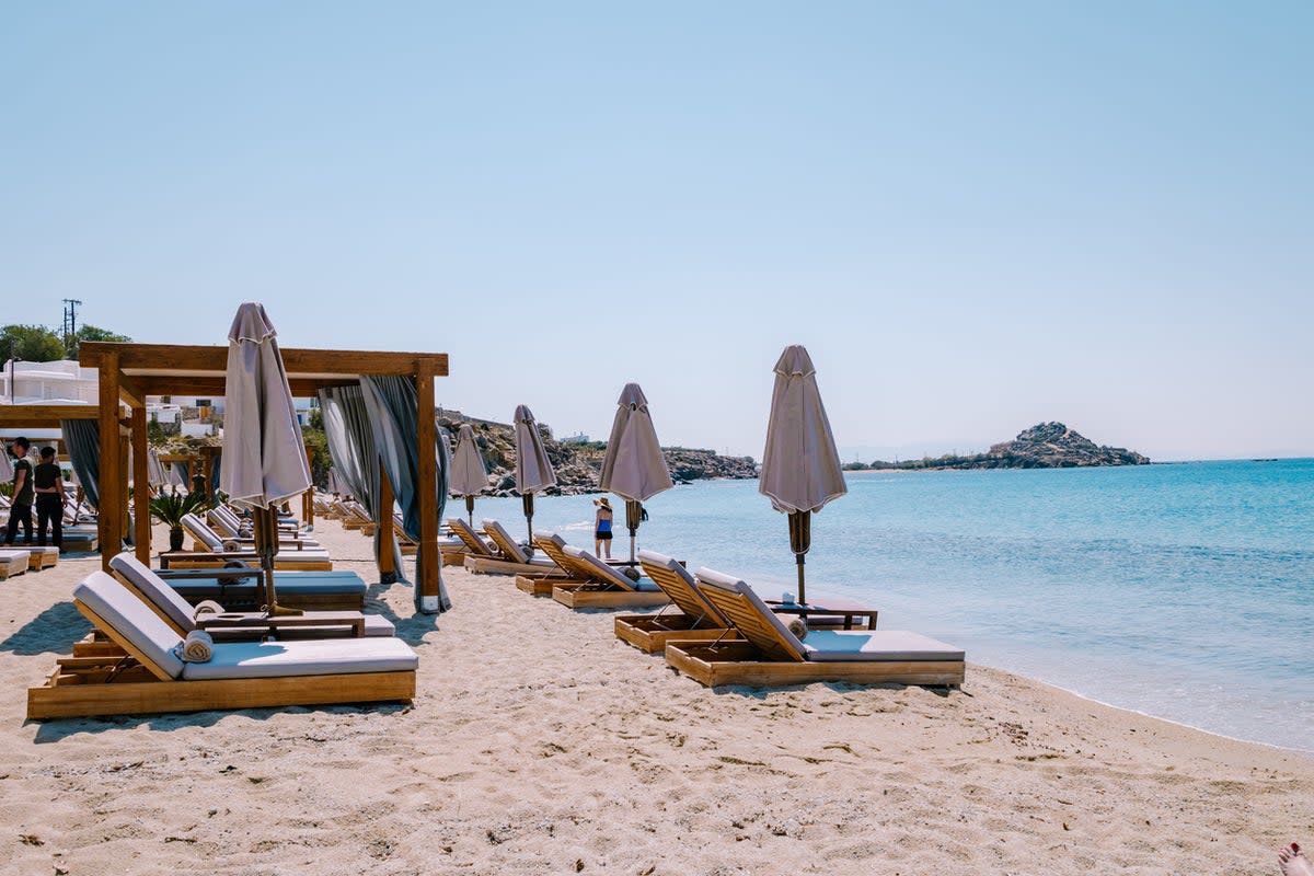 DK Oyster is on Platis Gialos beach in Mykonos (Getty Images)