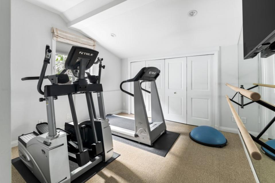 There’s room for a home gym. Paul Barnaby