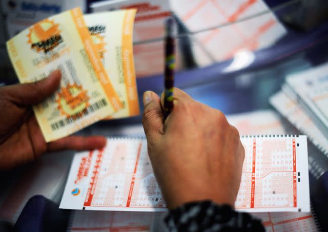 Image (c) Kevork Djansezian/Staff/Getty Images Mega Millions' jackpot has also risen