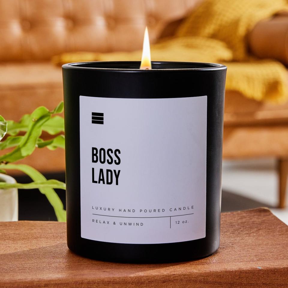 4) Boss Lady - Black Luxury Candle