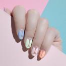 <p>Pop a different pretty pastel on every nail and throw in some negative space while you're at it.</p><p><a href="https://www.instagram.com/p/BTmUZ5Cj3Q-/" rel="nofollow noopener" target="_blank" data-ylk="slk:See the original post on Instagram;elm:context_link;itc:0;sec:content-canvas" class="link ">See the original post on Instagram</a></p>