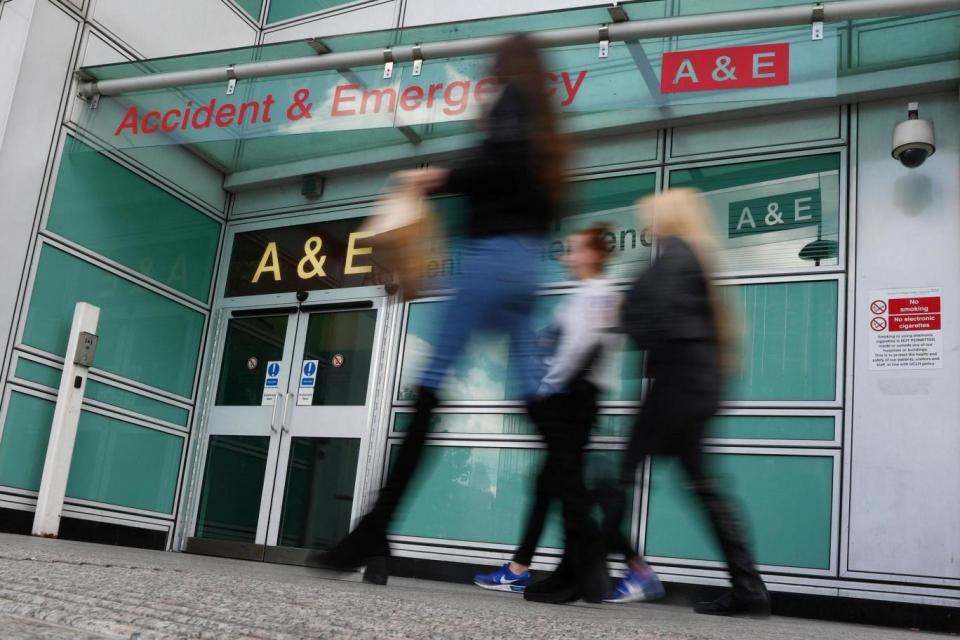 Critical: The trust was forced to treat patients on trolleys in the corridors (REUTERS)