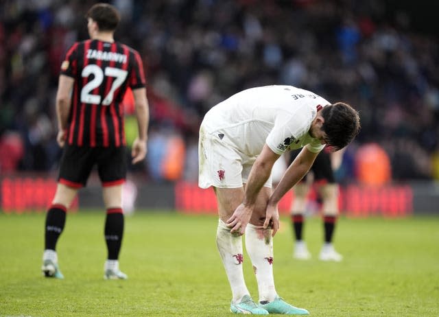 AFC Bournemouth v Manchester United – Premier League – Vitality Stadium