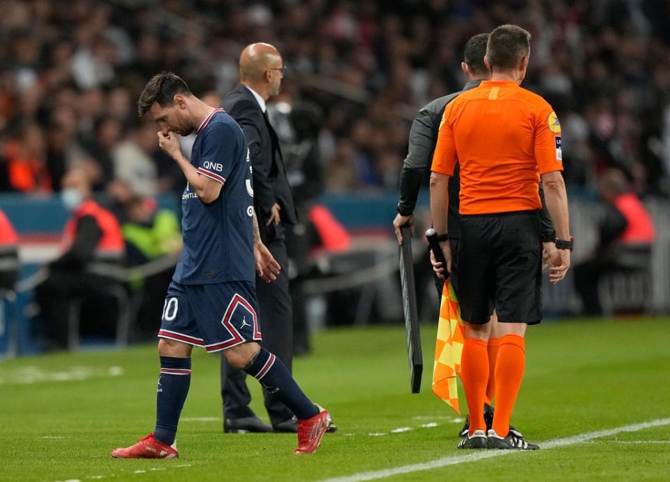 PSG MESSI (AP)