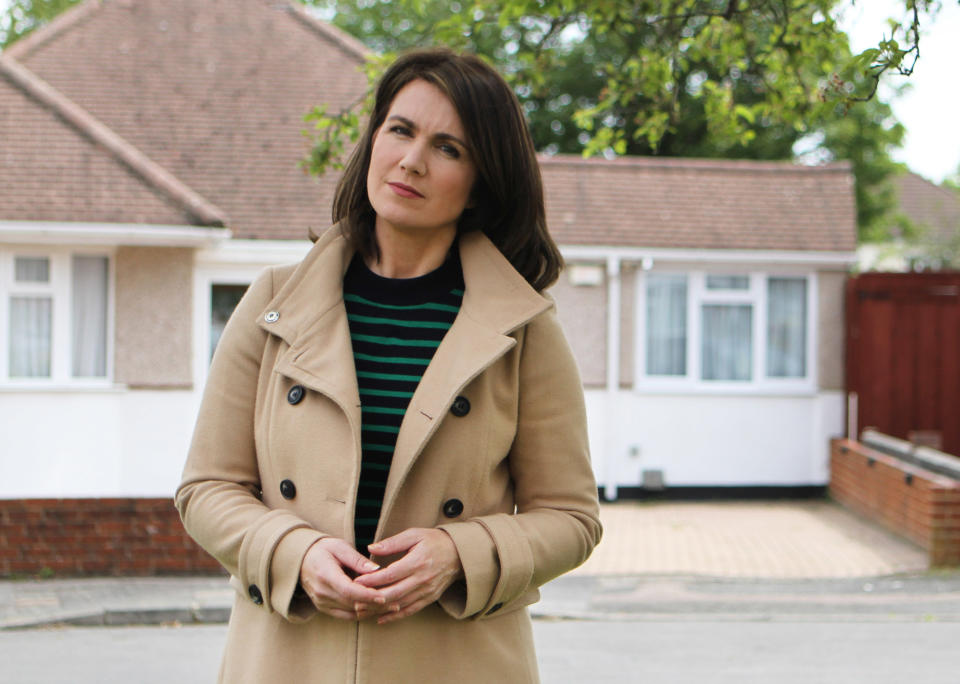 Embargoed picture: For publication from Tuesday 21st September 2021

From Optomen Television 

THE REAL MANHUNT 
Thursday 30th September 2021 on ITV 

Pictured: Susanna Reid 

