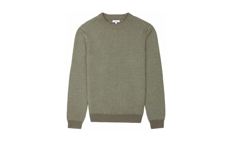 Reiss "Filbert" textured crew neck jumper (was $195, 48% off)