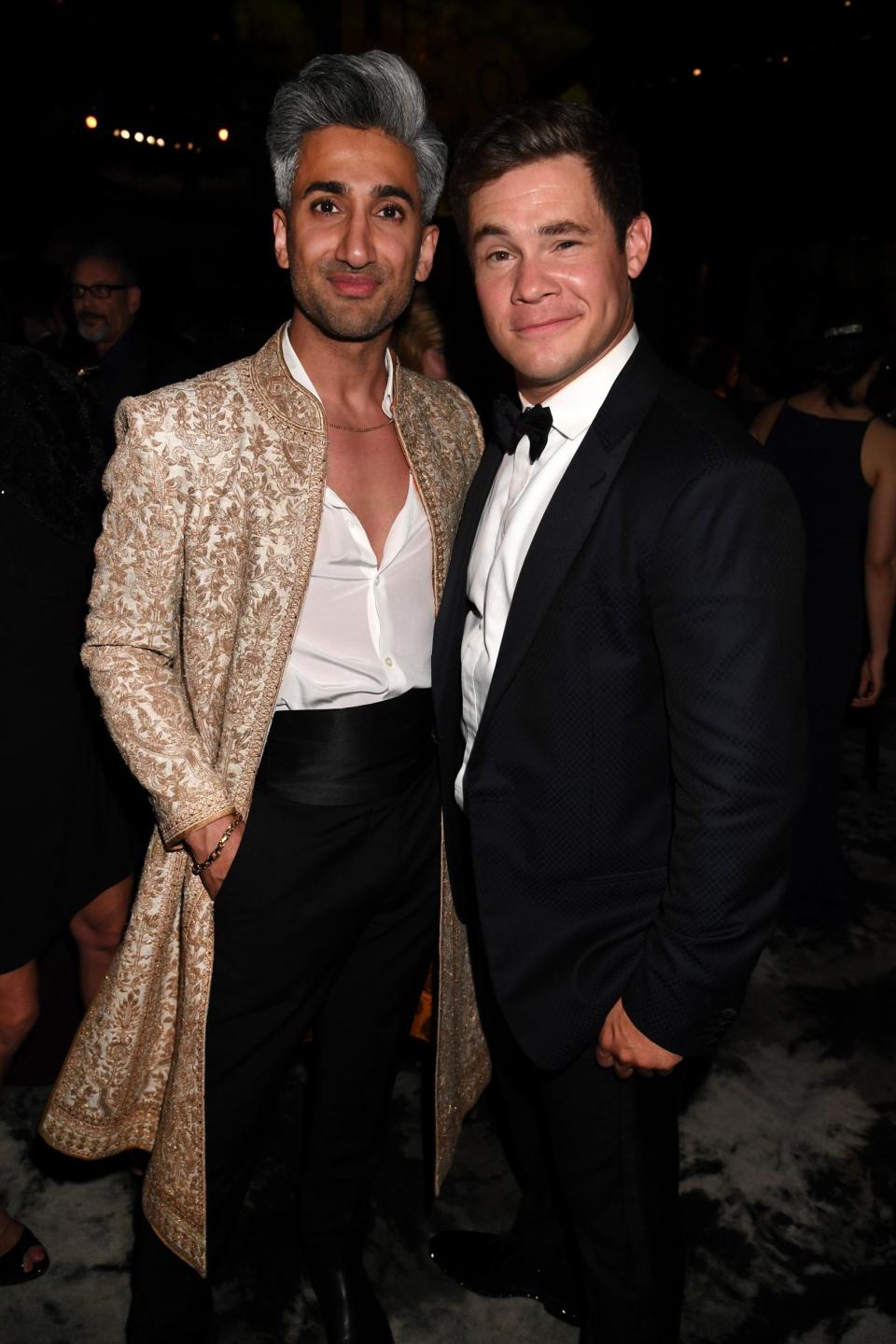 Tan France and Adam DeVine (Getty Images)