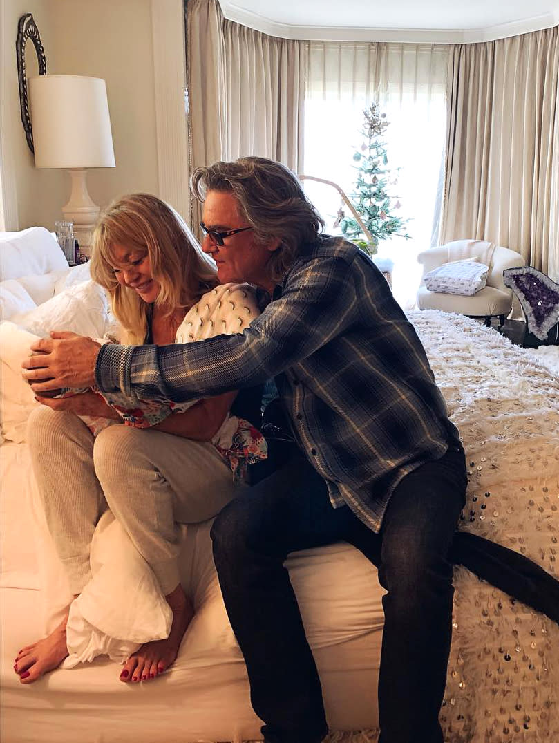 Kurt Russell and Goldie Hawn