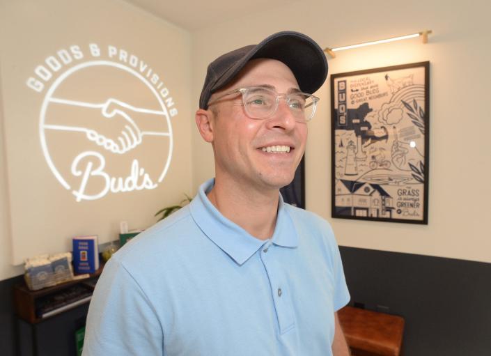 Bud&#39;s Goods &amp; Provisions owner Alex Mazin is suing HSBC Bank after a scammer used a bank account with them to swindle him out of $459,000 through a scheme that involved hacking his email and posing as the contractor building his Abington store.