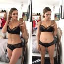 <p>Das britische It-Girl und Model Ashley James tat auf Instagram diese Woche was für das weibliche Selbstwertgefühl im Allgemeinen – und zwar, indem sie mit diesem Vorher-Nachher-Effekt-Schnappschuss eindringlich unter Beweis stellte, dass die perfekte Figur vor allem eine Frage der perfekten Pose ist. (Bild: Instagram/ashleylouisejames) </p>