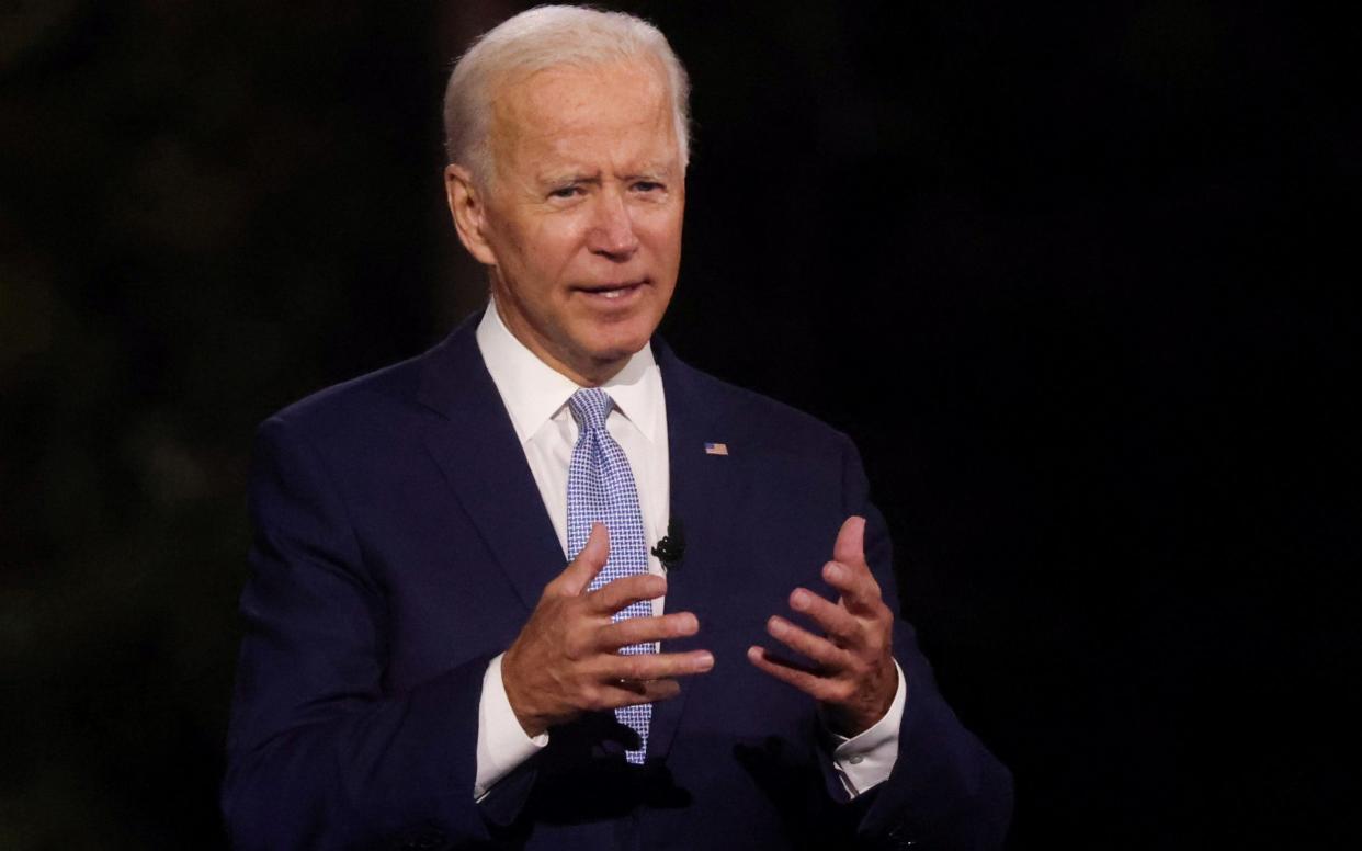 Joe Biden takes part in an outdoor town hall meeting with CNN in Scranton, Pennsylvania - Reuters