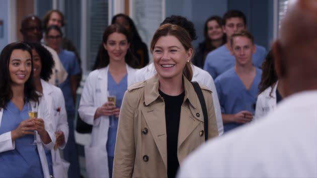Dr. Meredith Grey (Ellen Pompeo) in Thursday night's episode of 
