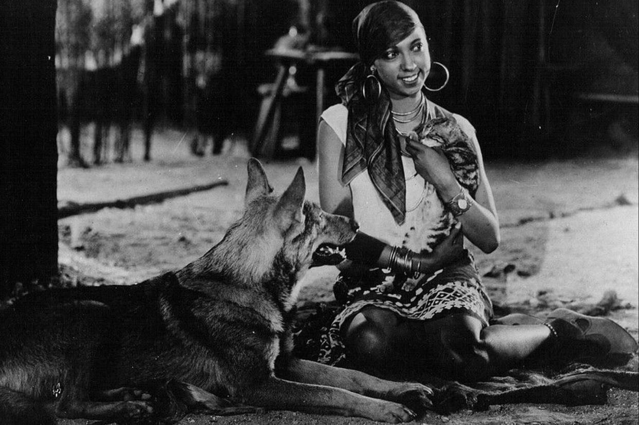 <p>Josephine Baker in Siren of the Tropics</p> (Handout)