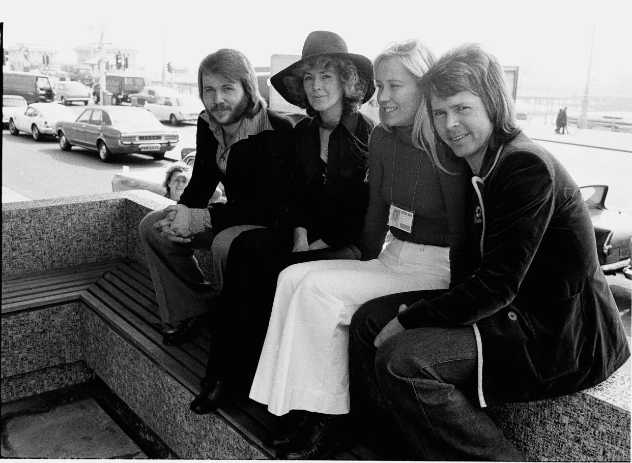 ABBA in 1974. (Phot: Michael Putland/Getty Images)