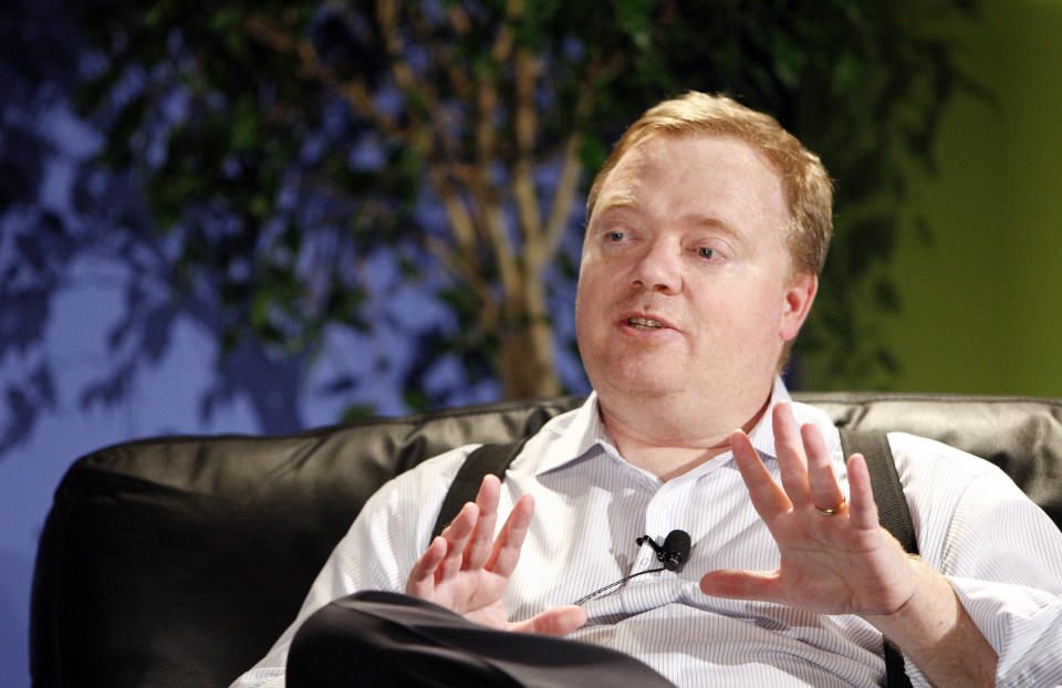 Founder and CEO of Roku, Anthony Wood, participates in a panel discussion at the Consumer Electronics Show Thursday, Jan. 6, 2011, in Las Vegas. (AP Photo/Isaac Brekken)