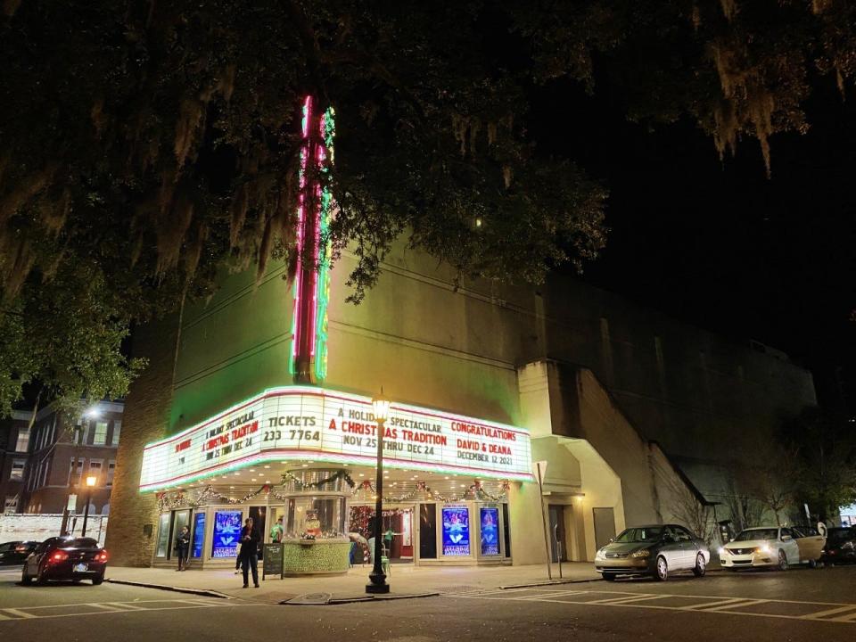 The Savannah Theatre, located at 222 Bull Street.