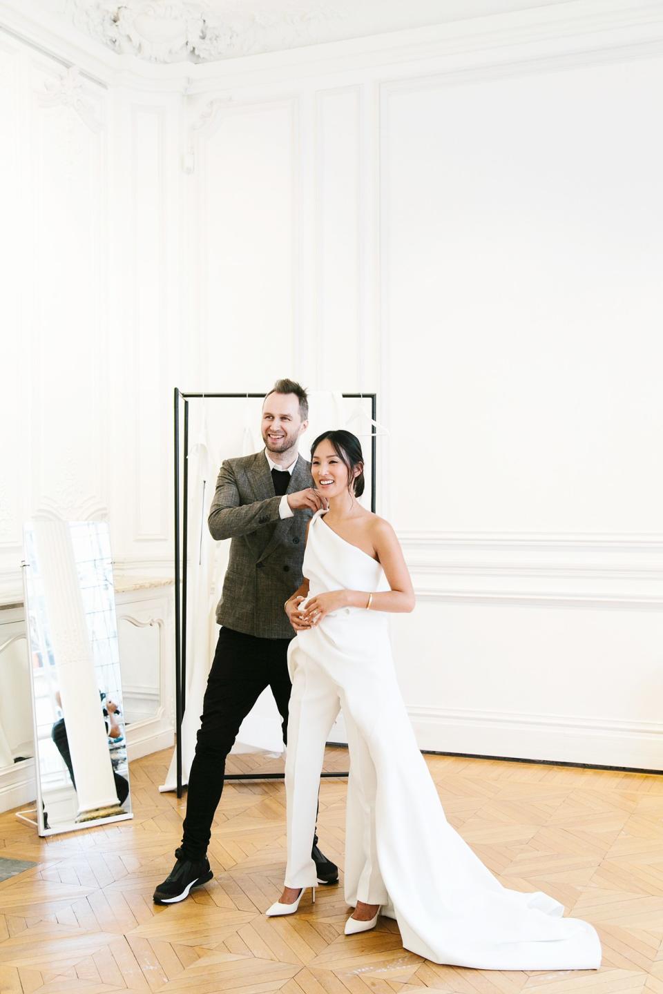 When Nicole Warne (or as her 1.7 million Instagram followers know her, Gary Pepper Girl) married photographer Luke Shadbolt in Wanaka, New Zealand, it was the stuff of social media dreams. Here, Warne takes us inside her couture bridal wardrobe.